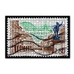 Cakapuzzle Fransa 1995 Yılına Ait Posta Pulu 120 Parça Ahşap Puzzle