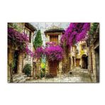 Cakapuzzle Fransa Provence Eski Binalar Görseli 120 Parça Ahşap Puzzle