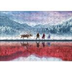 Cakapuzzle Frozen 2 Elsa Anna Olaf Kristoff 120 Parça Ahşap Puzzle