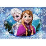 Cakapuzzle Frozen Prenses Elsa ve Anna 120 Parça Ahşap Puzzle