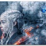Cakapuzzle Game Of Thrones Daenerys Targaryen Night King Mdf 120 Parça Puzzle