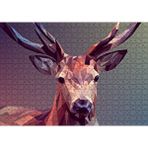 Cakapuzzle Geyik Dijital Mozaik 120 Parça Ahşap Puzzle