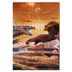Cakapuzzle Godzilla Kong Kral Kong Görsel Mdf 255 Parça Puzzle