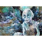Cakapuzzle Gollum Suluboya Duvar Boyama 120 Parça Ahşap Puzzle