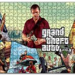 Cakapuzzle Gta 5 Michael Franklin ve Trevor Kompozisyon Mdf 500 Parça Puzzle