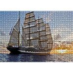 Cakapuzzle Gün Batımında Yelkenli Gemi 1000 Parça Puzzle