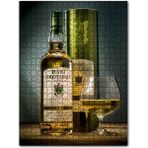 Cakapuzzle Hart Brothers Scotch Viski ve Kadeh Ahşap 1000 Parça Puzzle