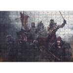 Cakapuzzle Hayat Feodaldir At Zırh Savaş Görseli 120 Parça Ahşap Puzzle