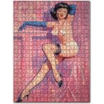 Cakapuzzle Iç Çamaşırı Ile Dans Eden Kadın Görseli 1000 Parça Puzzle