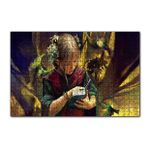 Cakapuzzle İncil Okuyan Küçük Kız ve Çiçekler 120 Parça Ahşap Puzzle