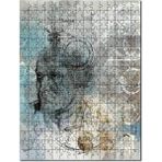 Cakapuzzle İnsan Figürü Bilimsel Çalışma Görseli 120 Parça Ahşap Puzzle