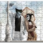 Cakapuzzle Joker Harley Quinn Aşkı Animasyon Görseli Mdf 120 Parça Puzzle