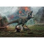 Cakapuzzle Jurassic World Kayıp Krallık T Rex ve Yanardağ 120 Parça Ahşap Puzzle