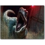 Cakapuzzle Jurassic World Velociraptor Blue Mdf 120 Parça Puzzle