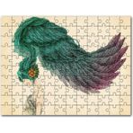 Cakapuzzle Kadın Fantastik Tüy Saç Çizimi Görseli 120 Parça Puzzle