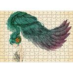 Cakapuzzle Kadın Fantastik Tüy Saç Çizimi Görseli 255 Parça Puzzle