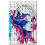 Cakapuzzle Kadın Figüründe Kova Burcu Figürü Ahşap 1000 Parça Puzzle