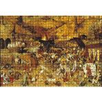 Cakapuzzle Kahverengi Köy Boyama Pieter Bruegel Mdf 1000 Parça Puzzle