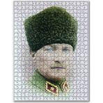 Cakapuzzle Kalpaklı Atatürk Portresi Renkli Görsel Ahşap 500 Parça Puzzle