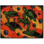 Cakapuzzle Kaplumbağa İnsan Figürü Mdf 120 Parça Puzzle