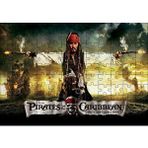 Cakapuzzle Karayip Korsanları Jack Sparrow Film 120 Parça Ahşap Puzzle