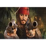 Cakapuzzle Karayip Korsanları Jack Sparrow Mücadelesi 120 Parça Ahşap Puzzle