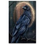 Cakapuzzle Karga ve Ay Tutulması Dijital Çizim 120 Parça Puzzle