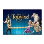 Cakapuzzle Karmakarışık Rapunzel At ve Genç 120 Parça Ahşap Puzzle