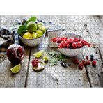 Cakapuzzle Kasede Ahududu Kızılcık Limon Lime ve Reçel Kavanozu 500 Parça Puzzle