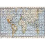 Cakapuzzle Keşifler Çağı Dünya Haritası 1340 1600 Arası Mdf 500 Parça Puzzle