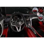 Cakapuzzle Kırmızı Acura NSX Kokpit 120 Parça Ahşap Puzzle