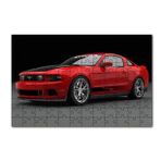 Cakapuzzle Kırmızı Ford Mustang 2010 120 Parça Ahşap Puzzle