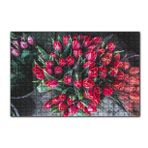 Cakapuzzle Kırmızı Lale Demeti 120 Parça Ahşap Puzzle