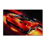 Cakapuzzle Kırmızı Spor Otomobil 120 Parça Ahşap Puzzle