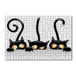 Cakapuzzle Komik Üç Kedi Görseli 120 Parça Puzzle
