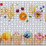 Cakapuzzle Kornetlerde Mevveli Dondurmalar Beyaz Zemin Mdf 1000 Parça Puzzle