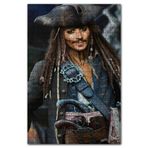 Cakapuzzle Korsan Kıyafetli Jack Sparrow Görseli Ahşap 255 Parça Puzzle