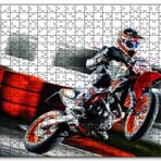 Cakapuzzle Kros Motor Yarışı Mdf 120 Parça Puzzle
