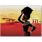 Cakapuzzle Kütük Üzerinde Gri Kumru Flu Arkaplan Mdf 120 Parça Puzzle