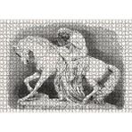 Cakapuzzle Lady Godiva Taş Heykel 120 Parça Ahşap Puzzle