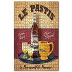 Cakapuzzle Le Pastis Menü Afişi Görseli Ahşap 1000 Parça Puzzle