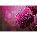 Cakapuzzle Lila Rengi Çiçek Yakın Çekim Flu Arkaplan 120 Parça Ahşap Puzzle