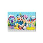 Cakapuzzle Luna Parkta Daisy Duck Goofy Mickey Minnie Mdf 120 Parça Puzzle