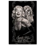 Cakapuzzle Manriy Monroe İçindeki Mutsuz Maske Görseli Ahşap 255 Parça Puzzle