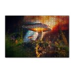 Cakapuzzle Mantar ve Örümcek Makro 120 Parça Ahşap Puzzle