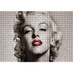 Cakapuzzle Marilyn Monroe Yakın Plan Kırmızı Dudaklar 120 Parça Ahşap Puzzle