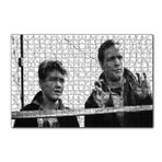 Cakapuzzle Marlon Brando ve Çocuk Tel Örgüler 120 Parça Ahşap Puzzle
