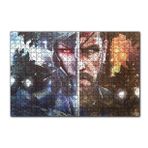 Cakapuzzle Metal Gear İki Karakter Bir Arada 120 Parça Ahşap Puzzle