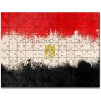 Cakapuzzle Mısır Bayrağı Yağlıboya Modifiye Versiyon Mdf 255 Parça Puzzle