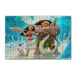 Cakapuzzle Moana Animasyon Filmi Ve Hayvanlar 120 Parça Ahşap Puzzle